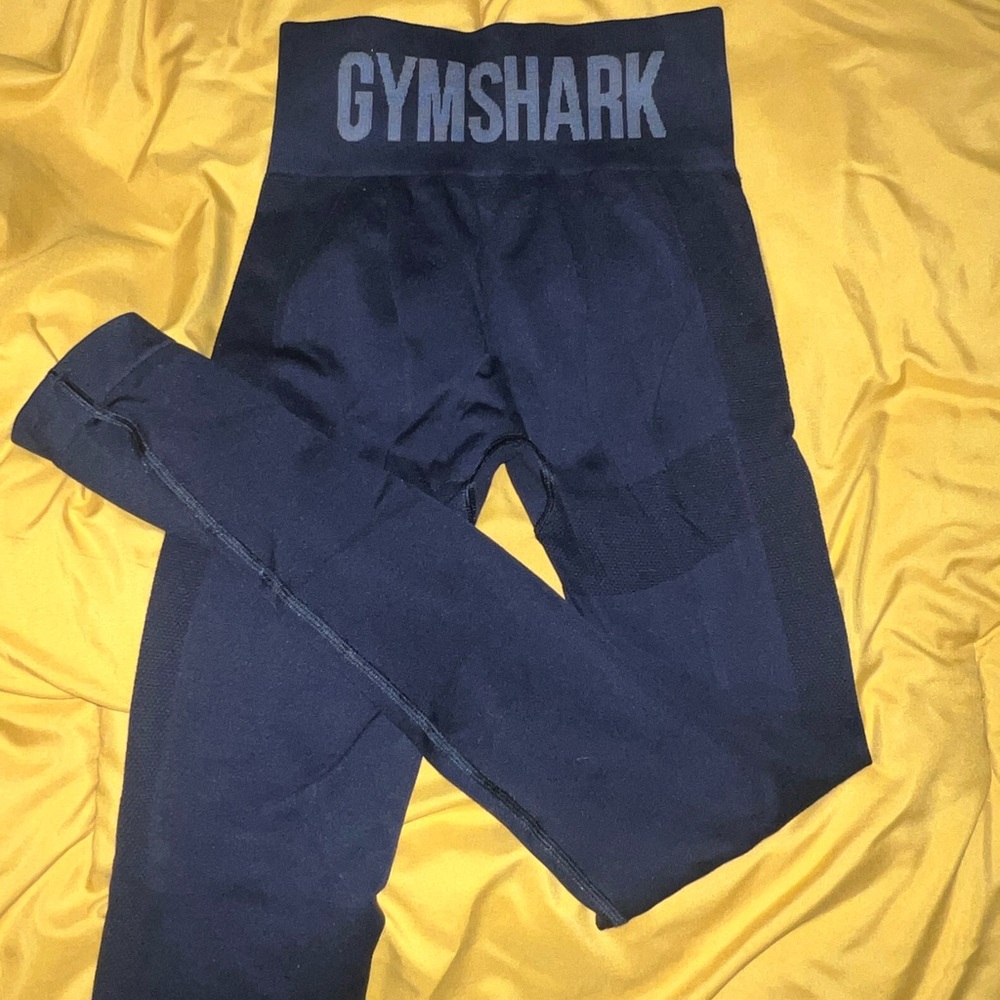 Black Logo leggings high waist band